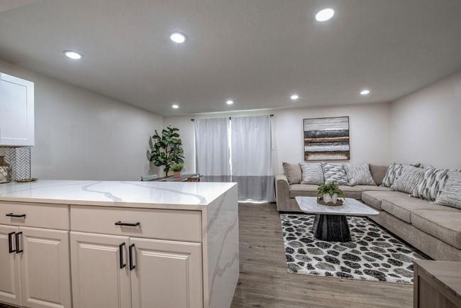 Living area featuring recessed lighting and wood finished floors | Image 25