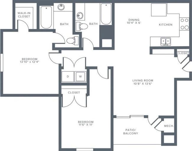 B1C318 - 8800 Highway 290 W, Condo with 2 bedrooms, 2 bathrooms and null parking in Austin TX | Image 8
