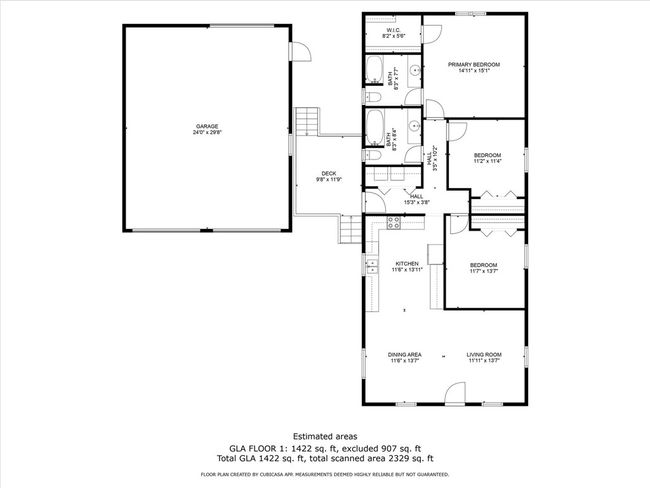 110 Linwood St, House other with 3 bedrooms, 2 bathrooms and null parking in Easley SC | Image 26