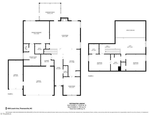 906 Leach Ave, House other with 3 bedrooms, 3 bathrooms and null parking in Thomasville NC | Image 43