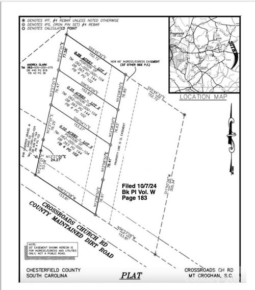 Lot 2 Crossroads Church Road, Mt Croghan, SC, 29727 | Card Image