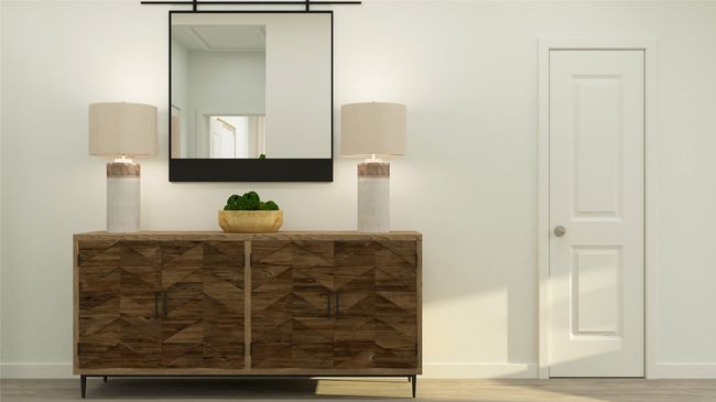 Detailed view of wood finished floors and baseboards | Image 9