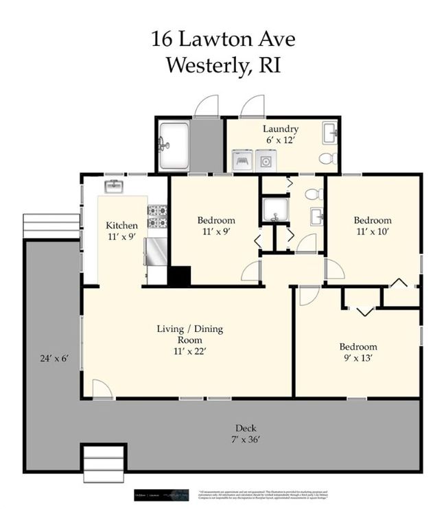 16 Lawton Ave, House other with 3 bedrooms, 2 bathrooms and 8 parking in Westerly RI | Image 23