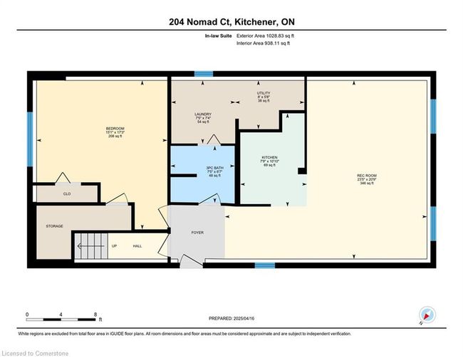 204 Nomad Crt, House other with 4 bedrooms, 2 bathrooms and 4 parking in Kitchener ON | Image 34