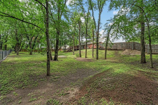 View of fenced backyard | Image 19
