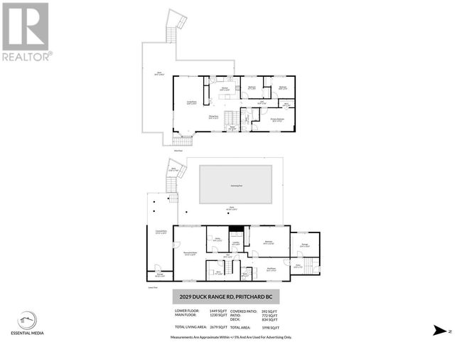 2029 Duck Range Rd, House other with 4 bedrooms, 2 bathrooms and 1 parking in Pritchard BC | Image 12
