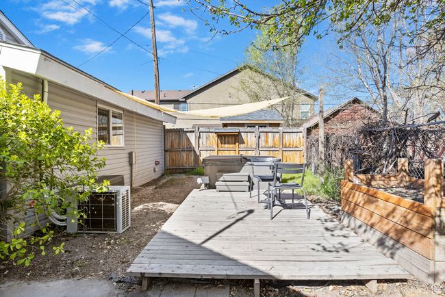 Wooden terrace with fence and a hot tub | Image 45