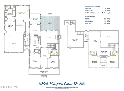 3626 Players Club Drive Se, Southport, NC, 28461 | Card Image