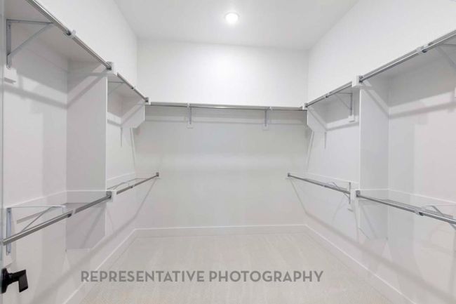 Spacious closet featuring carpet | Image 17