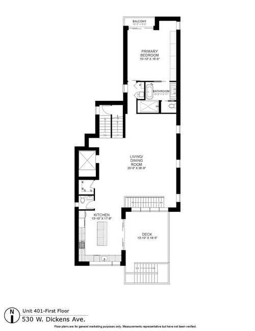 401-530 W Dickens Ave, Chicago, IL, 60614-4596 | Card Image