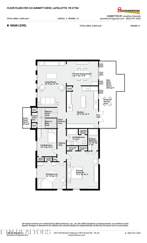 416 Summitt Dr, La Follette, TN, 37766-3840 | Card Image