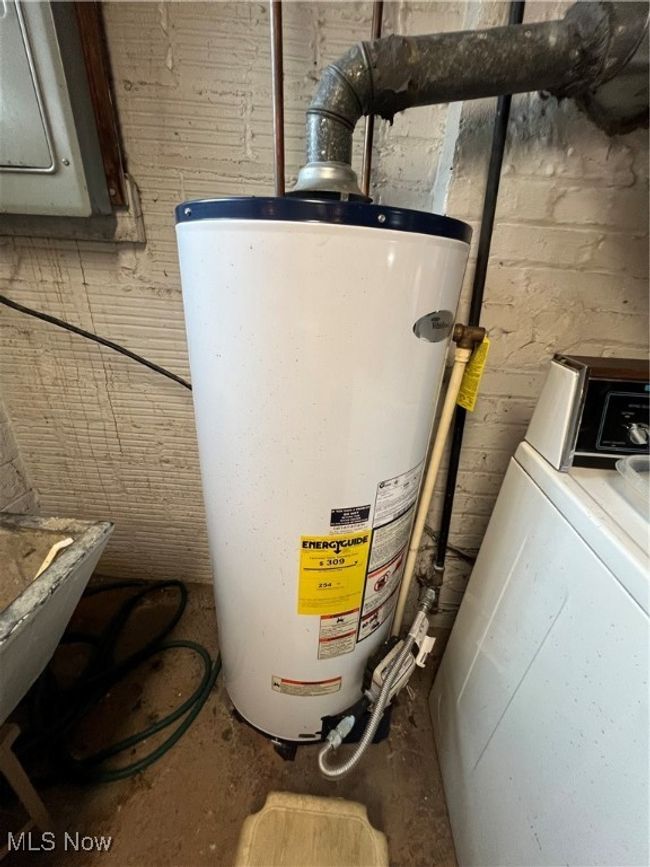 Utilities featuring water heater and washer / clothes dryer | Image 17