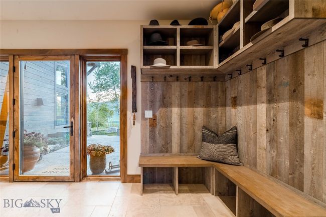 Reclaimed wood cubby and coat rack system. | Image 15