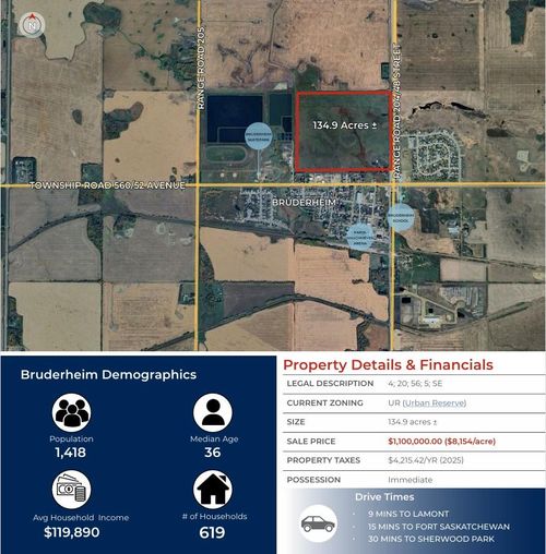 5304 48 St, Bruderheim, AB, T0B | Card Image