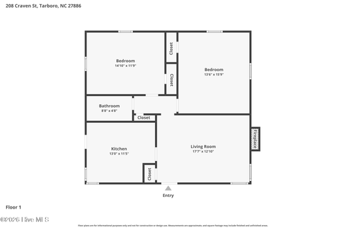208 Craven St, Tarboro, NC, 27886-2819 | Card Image