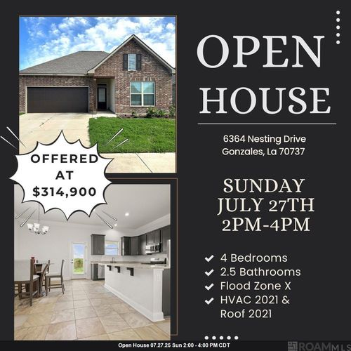 6364 Nesting Dr, Gonzales, LA, 70737-8644 | Card Image