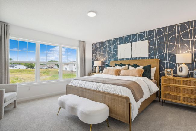 Photo is of the actual model. Find your retreat in this stunning primary bedroom. Enjoy the exclusivity of a private bath and huge walk-in closet. | Image 13