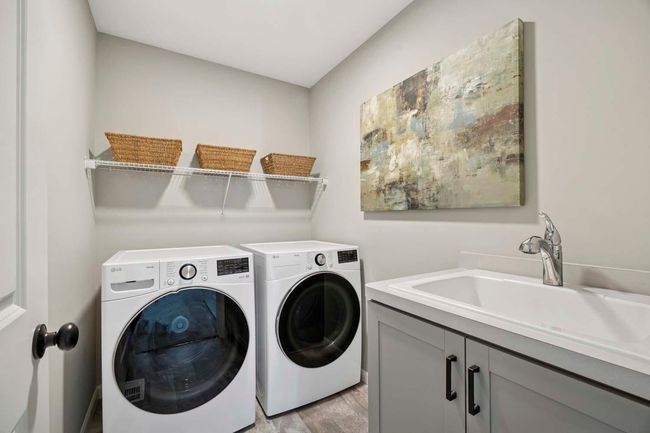 2nd floor Laundry room includes sink & W&D! Photos are of similar plan, & may not depict actual home plan. Configurations, features, materials & finishes may contain options that are not included in price.* | Image 19