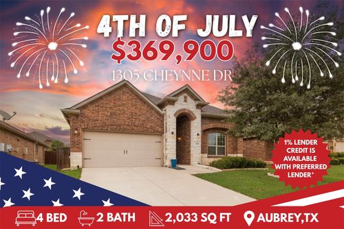 1305 Cheyenne Dr, Aubrey, TX, 76227-1289 | Card Image