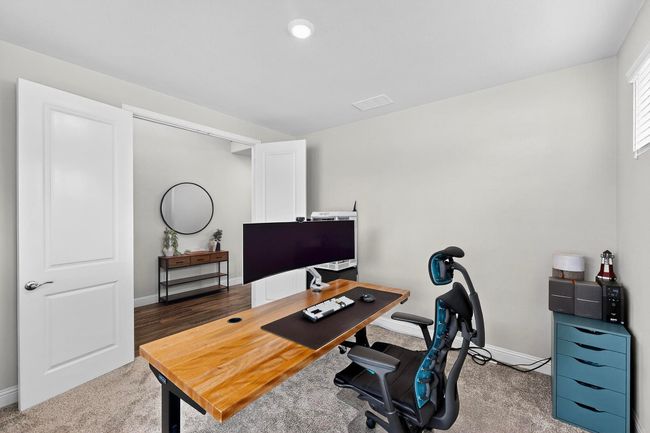 Office area featuring light colored carpet and recessed lighting | Image 10