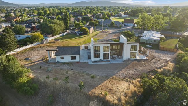 Aerial perspective of suburban area with mountains | Image 93