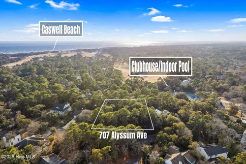 707 Alyssum Ave, Caswell Beach, NC, 28465-8425 | Card Image