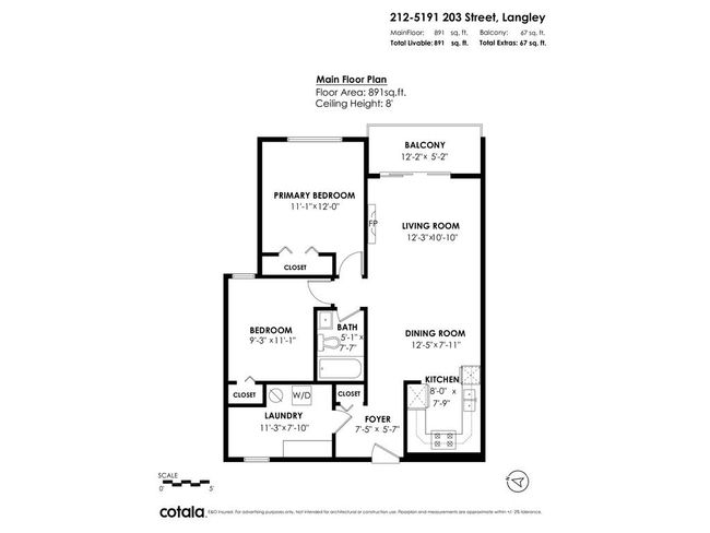 212 - 5191 203 Rd Street, Condo with 2 bedrooms, 1 bathrooms and 1 parking in Langley BC | Image 33