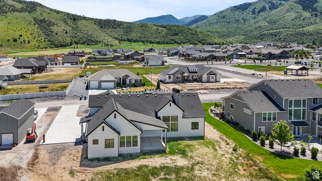 Aerial view of residential area with a mountainous background | Image 31