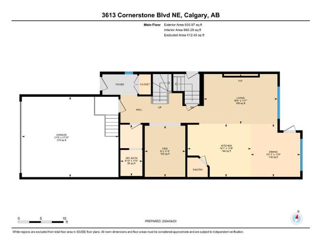 3613 Cornerstone Boulevard Ne, Home with 5 bedrooms, 4 bathrooms and 4 parking in Calgary AB | Image 31