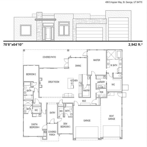 499 S Appian Way, St George, UT, 84770-1423 | Card Image