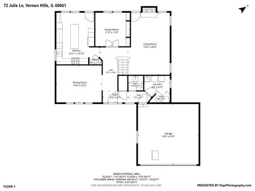 72 Julie Ln, Vernon Hills, IL, 60061-3240 | Card Image