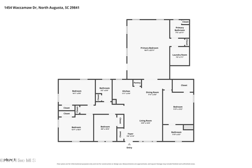 1454 Waccamaw Dr, North Augusta, SC, 29841-2023 | Card Image