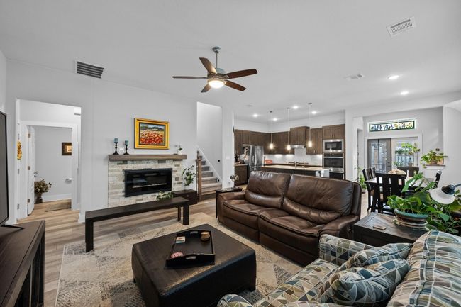 The home has extra outlets everywhere, including the floor of the living room. | Image 5