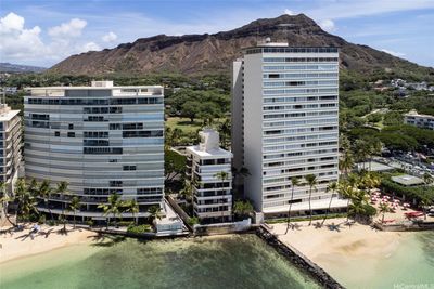 SWEEPING VIEW OF THE COLONY BEACH TUCKED BETWEEN THE COLONY SURF TO THE RIGHT AND SAN SOUCI TO THE LEFT | Image 1