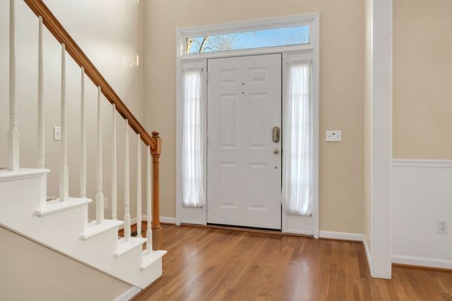 IMPRESSIVE Entry Foyer Front Door w/ Sidelites + Real Hardwood Floors | Image 10