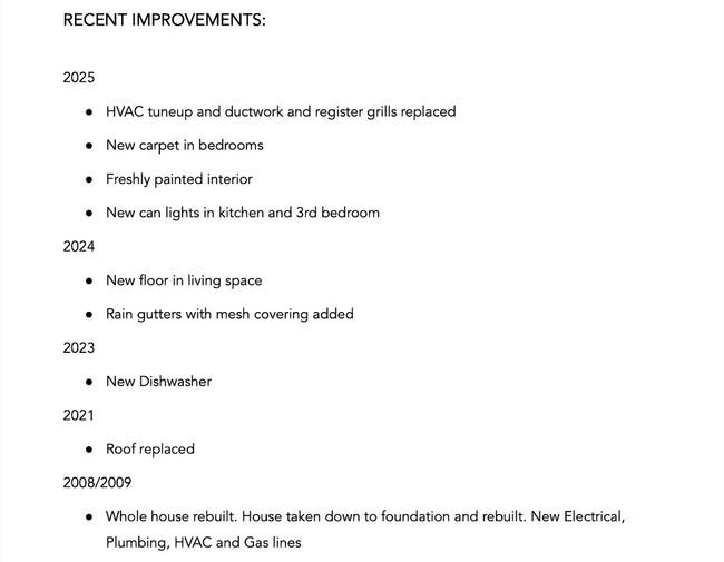 Recent Improvements | Image 26