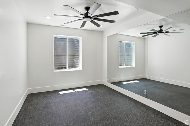 Unfurnished room with a ceiling fan and recessed lighting | Image 37