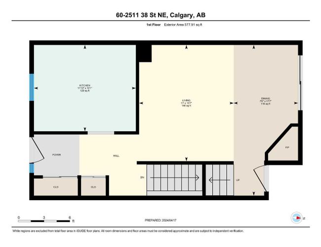 60 - 2511 38 Street Ne, Home with 3 bedrooms, 1 bathrooms and 1 parking in Calgary AB | Image 4
