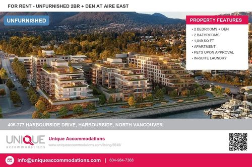 406-777 Harbourside Dr, North Vancouver, BC, V7P | Card Image