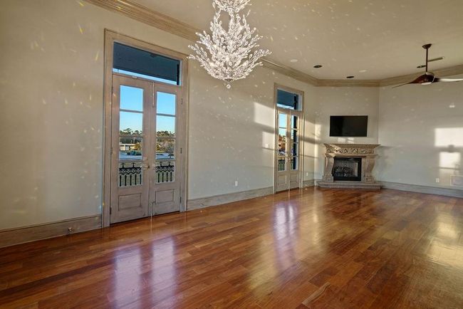 Sunset brings the chandelier to life! | Image 6