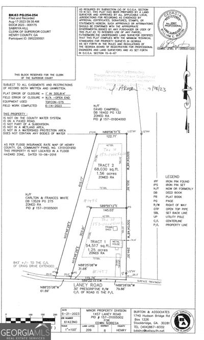 1455 Laney Road, Home with 0 bedrooms, 0 bathrooms and null parking in Locust Grove GA | Image 1