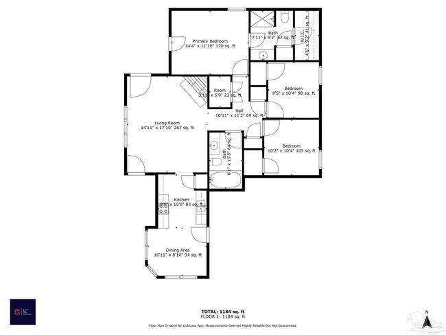 1222 Wetherby Rd, House other with 3 bedrooms, 2 bathrooms and 2 parking in Pensacola FL | Image 39
