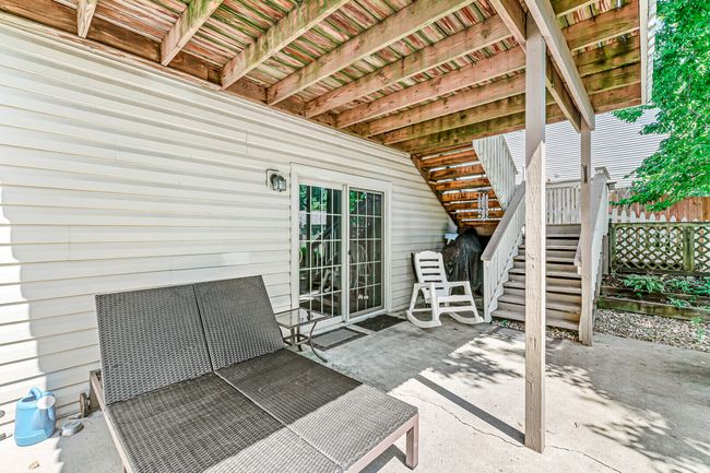 Covered Patio outside walk out basement | Image 43