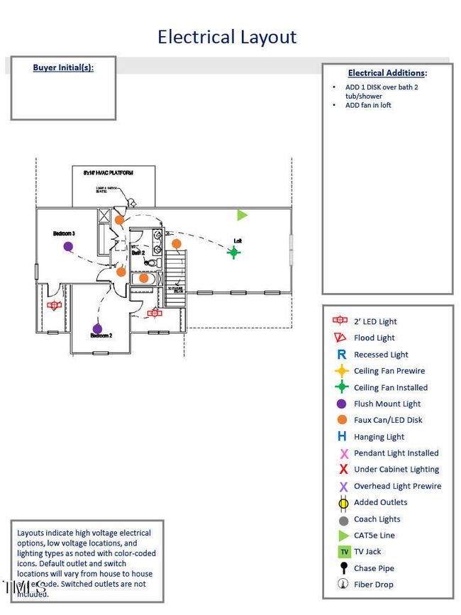Electrical Layout - Second Floor | Image 21