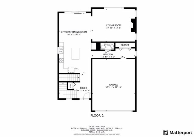 Main level floor plan with dimensions | Image 29