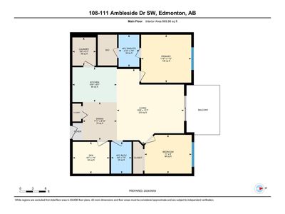 108 - 111 Ambleside Dr Sw, Condo with 2 bedrooms, 2 bathrooms and 2 parking in Edmonton AB | Image 3