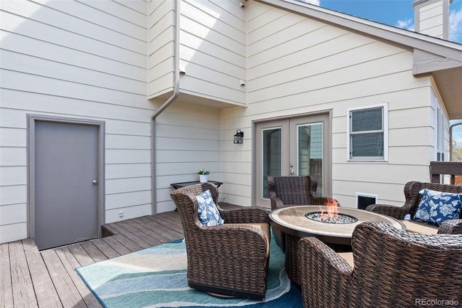 French door access to family room and garage access. | Image 22