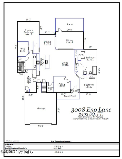3008 Eno Ln, Leland, NC, 28451-3501 | Card Image