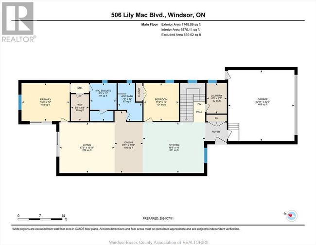506 Lily Mac Blvd, Townhouse with 2 bedrooms, 2 bathrooms and null parking in Windsor ON | Image 35