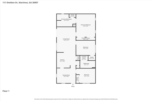 111 Sheldon Dr, Martinez, GA, 30907-4288 | Card Image
